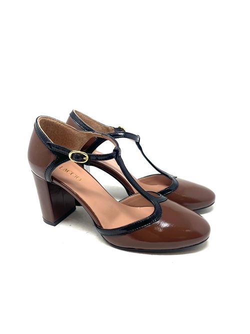 Damen Pumps aus Lackleder IL LACCIO | 2883NAPLAKCHOCO+NERO